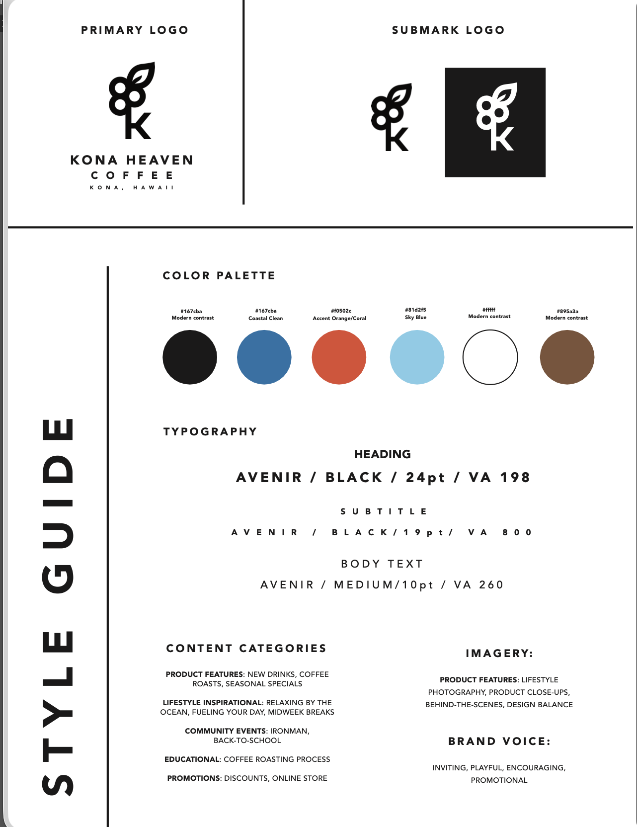 Kona Heaven brand style guide