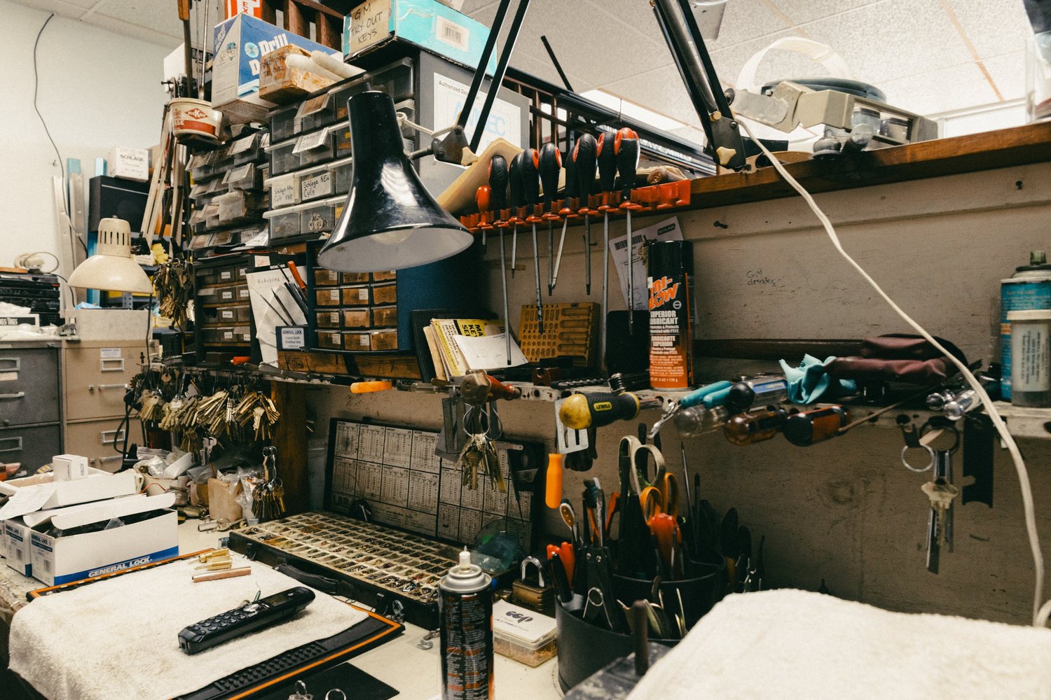 Locksmith workshop